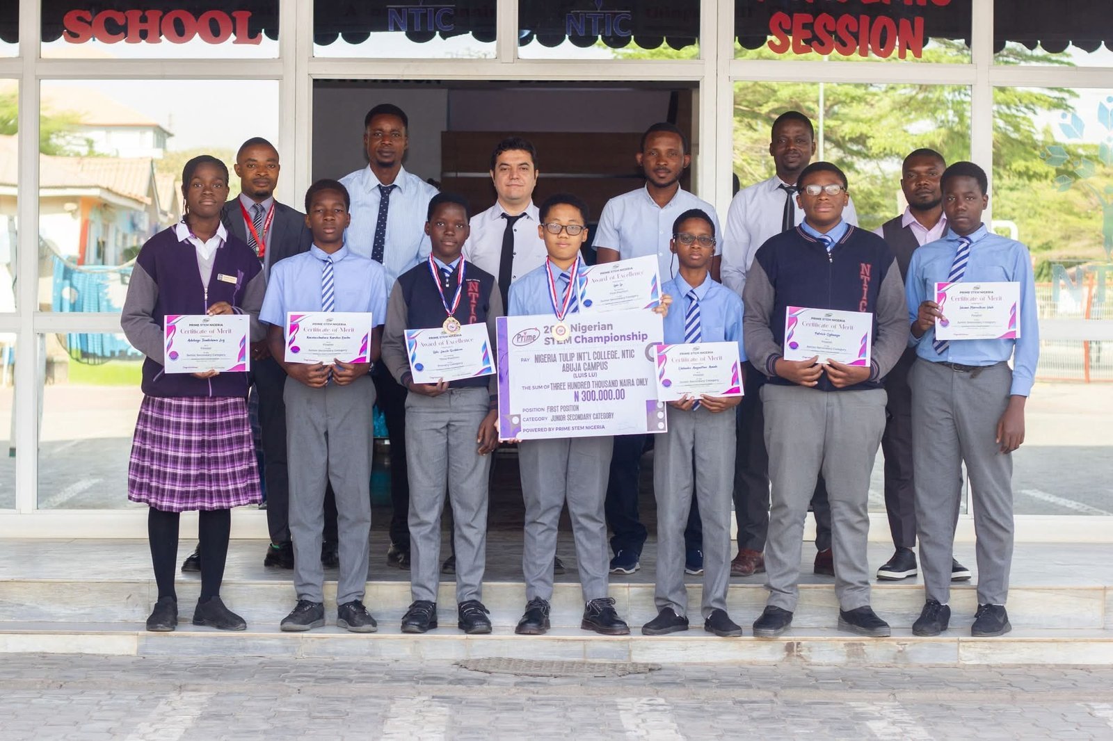 NTIC Abuja STEM Team & Amah Chibuike Augustine